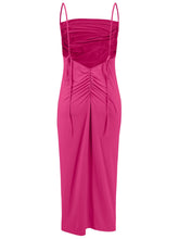 Load image into Gallery viewer, Backless Cowl Neck Sleeveless Cami Dress - hc
