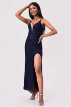 Load image into Gallery viewer, Split Sequin Backless Maxi Cami Dress
