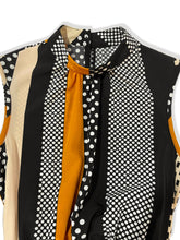 Load image into Gallery viewer, Tied Color Block Sleeveless Romper

