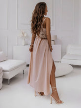 Load image into Gallery viewer, Tied Surplice Sleeveless Midi Cami Dress - hc
