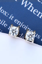 Load image into Gallery viewer, Moissanite 925 Sterling Silver Stud Earrings
