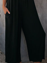 Load image into Gallery viewer, Printed Spaghetti Strap Jumpsuit with Pockets
