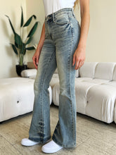 Load image into Gallery viewer, Judy Blue Full Size Mid Rise Flare Jeans
