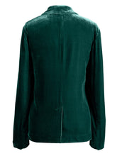 Load image into Gallery viewer, Pocketed Button Up Lapel Collar Blazer
