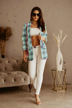 Load image into Gallery viewer, Plaid Open Front Blazer
