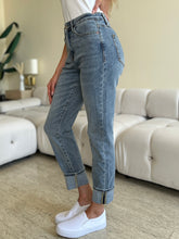 Load image into Gallery viewer, Judy Blue Full Size High Waist Cuff Hem Skinny Jeans
