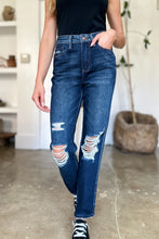 Load image into Gallery viewer, Judy Blue Full Size High Waist Rigid Magic Heavy Destroy Straight Jeans
