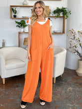 Load image into Gallery viewer, Double Take Full Size Texture Sleeveless Wide Leg Jumpsuit
