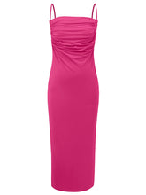 Load image into Gallery viewer, Backless Cowl Neck Sleeveless Cami Dress - hc
