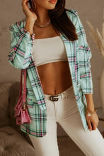 Load image into Gallery viewer, Plaid Open Front Blazer
