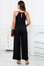 Load image into Gallery viewer, Scoop Neck Wide Leg Jumpsuit with Pockets
