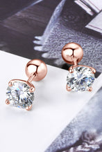 Load image into Gallery viewer, 2 Carat Moissanite 925 Sterling Silver Stud Earrings
