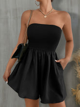 Load image into Gallery viewer, FAM-FAM Pocketed Tube Wide Leg Romper
