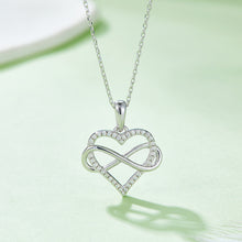 Load image into Gallery viewer, Moissanite 925 Sterling Silver Heart Shape Necklace
