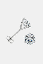 Load image into Gallery viewer, 2 Carat Moissanite 925 Sterling Silver Stud Earrings
