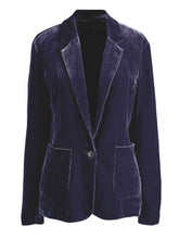Load image into Gallery viewer, Pocketed Button Up Lapel Collar Blazer
