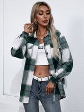 Load image into Gallery viewer, Plaid Button Up Flannel Shirt
