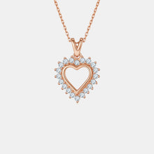 Load image into Gallery viewer, Moissanite 925 Sterling Silver Heart Pendant Necklace
