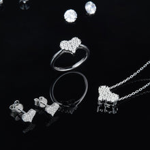 Load image into Gallery viewer, Moissanite 925 Sterling Silver Heart Necklace
