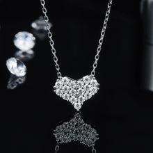Load image into Gallery viewer, Moissanite 925 Sterling Silver Heart Necklace
