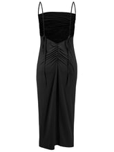 Load image into Gallery viewer, Backless Cowl Neck Sleeveless Cami Dress - hc
