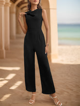 Load image into Gallery viewer, Perfee Sleeveless Jumpsuit with Pockets
