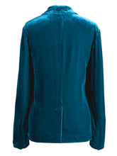 Load image into Gallery viewer, Pocketed Button Up Lapel Collar Blazer
