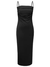 Load image into Gallery viewer, Backless Cowl Neck Sleeveless Cami Dress - hc
