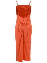 Load image into Gallery viewer, Backless Cowl Neck Sleeveless Cami Dress - hc
