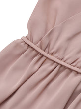 Load image into Gallery viewer, Tied Surplice Sleeveless Midi Cami Dress - hc
