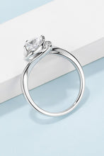 Load image into Gallery viewer, 1 Carat Moissanite 925 Sterling Silver Heart Ring
