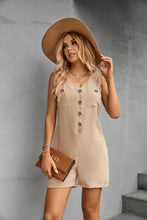 Load image into Gallery viewer, V-Neck Sleeveless Romper
