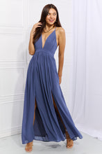 Load image into Gallery viewer, OneTheLand Captivating Muse Open Crossback Maxi Dress - hc
