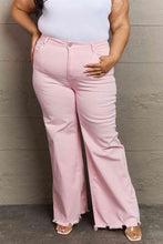 Load image into Gallery viewer, RISEN Raelene Full Size High Waist Wide Leg Jeans in Light Pink
