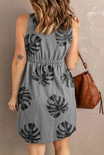 Load image into Gallery viewer, Buttoned Round Neck Sleeveless Mini Magic Dress
