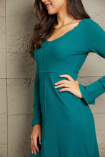 Load image into Gallery viewer, Culture Code Full Size Chevron Upper Bodycon Midi Dress
