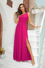 Load image into Gallery viewer, One-Shoulder Split Maxi Dress - hc
