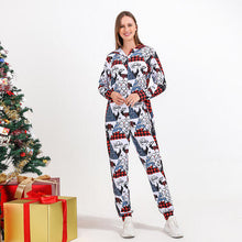 Load image into Gallery viewer, Women Printed Hooded Jumpsuit - pjs
