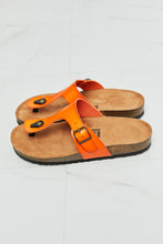 Load image into Gallery viewer, MMShoes Drift Away T-Strap Flip-Flop in Orange
