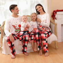 Load image into Gallery viewer, Women Reindeer Top and Plaid Pants Set - pjs
