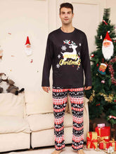 Load image into Gallery viewer, Full Size MERRY CHRISTMAS Graphic Top and Pants Set - pjs
