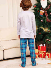 Load image into Gallery viewer, Rudolph Graphic Long Sleeve Top and Plaid Pants Set
