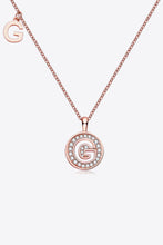 Load image into Gallery viewer, Moissanite A to J Pendant Necklace

