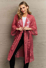 Load image into Gallery viewer, Justin Taylor Legacy Lace Duster Kimono
