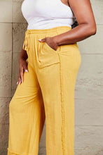 Load image into Gallery viewer, HEYSON Love Me Full Size Mineral Wash Wide Leg Pants
