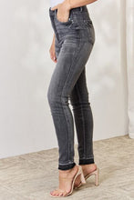 Load image into Gallery viewer, Judy Blue Full Size High Waist Tummy Control Release Hem Skinny Jeans
