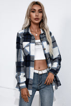 Load image into Gallery viewer, Plaid Button Up Flannel Shirt
