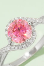 Load image into Gallery viewer, 1 Carat Moissanite Contrast 925 Sterling Silver Ring
