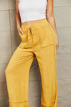 Load image into Gallery viewer, HEYSON Love Me Full Size Mineral Wash Wide Leg Pants
