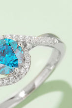 Load image into Gallery viewer, 1 Carat Moissanite Contrast 925 Sterling Silver Ring
